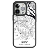 Map of Kiev, Ukraine Phone Case iPhone 13 Pro / Black Impact Case,iPhone 14 Pro / Black Impact Case,iPhone 15 Pro Max / Black Impact Case,iPhone 15 Pro / Black Impact Case Blanc Space