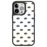 Gold Eyes Psychedelic Eyes Pattern Phone Case iPhone 13 Pro / Black Impact Case,iPhone 14 Pro / Black Impact Case,iPhone 15 Pro Max / Black Impact Case,iPhone 15 Pro / Black Impact Case Blanc Space