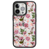 Floral Menagerie Transparent Design Phone Case iPhone 13 Pro / Black Impact Case,iPhone 14 Pro / Black Impact Case,iPhone 15 Pro Max / Black Impact Case,iPhone 15 Pro / Black Impact Case Blanc Space