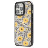 Yellow Blossoms Transparent Floral