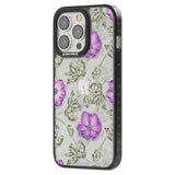 Purple Blossoms Transparent Floral