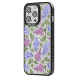 Purple Blossoms Transparent Floral