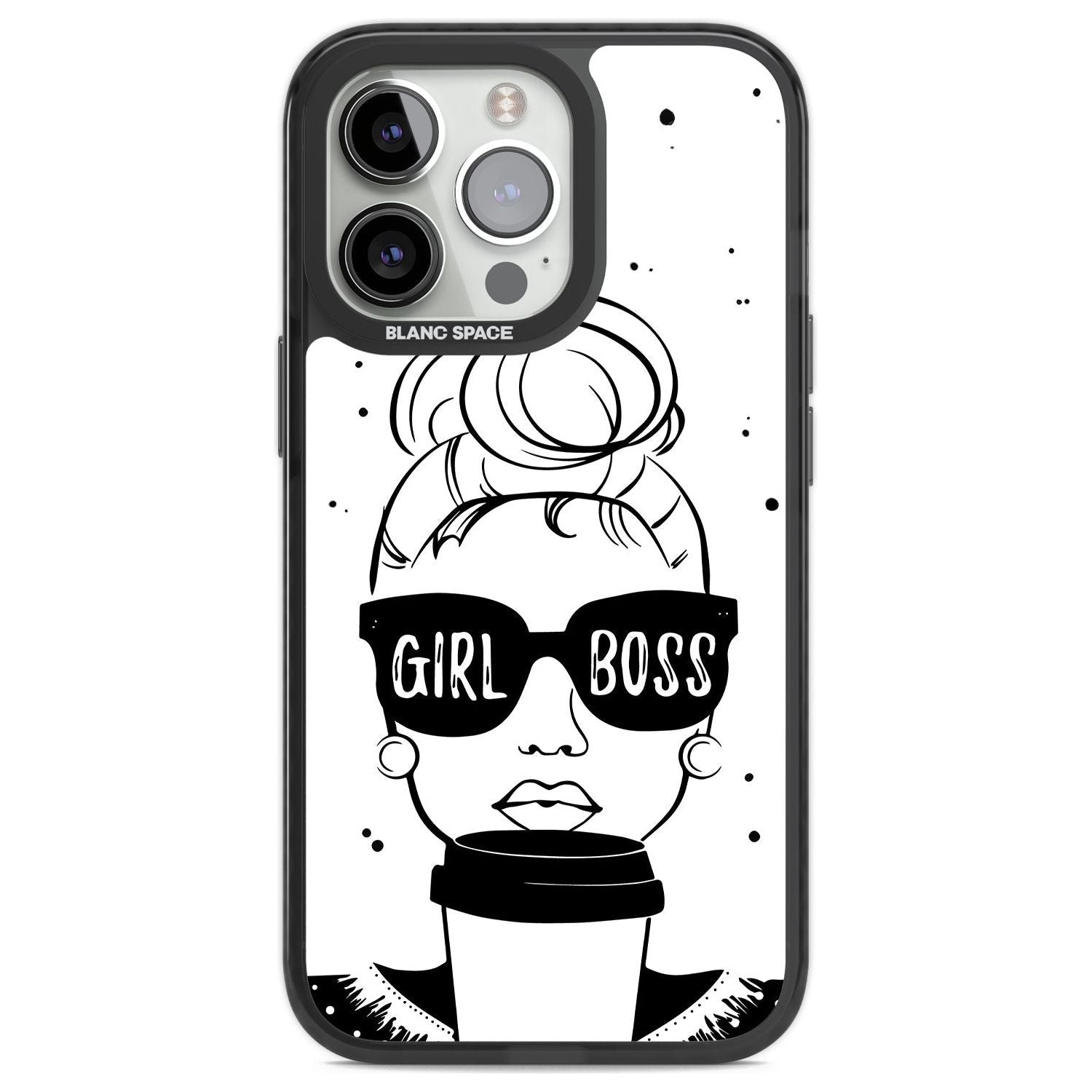 Girl Boss iPhone Case - Blanc Space