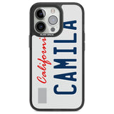 California License Plate Custom Phone Case iPhone 13 Pro / Black Impact Case,iPhone 14 Pro / Black Impact Case,iPhone 15 Pro Max / Black Impact Case,iPhone 15 Pro / Black Impact Case Blanc Space