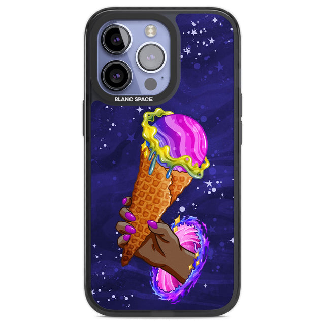 Interdimensional Ice Cream Phone Case iPhone 13 Pro / Black Impact Case,iPhone 14 Pro / Black Impact Case,iPhone 15 Pro Max / Black Impact Case,iPhone 15 Pro / Black Impact Case Blanc Space