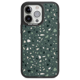 Green & Cream Terrazzo Pattern Phone Case iPhone 13 Pro / Black Impact Case,iPhone 14 Pro / Black Impact Case,iPhone 15 Pro / Black Impact Case,iPhone 15 Pro Max / Black Impact Case Blanc Space