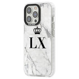 Personalised Initials with Crown on White Marble Custom Phone Case iPhone 15 Pro Max / Black Impact Case,iPhone 15 Plus / Black Impact Case,iPhone 15 Pro / Black Impact Case,iPhone 15 / Black Impact Case,iPhone 15 Pro Max / Impact Case,iPhone 15 Plus / Impact Case,iPhone 15 Pro / Impact Case,iPhone 15 / Impact Case,iPhone 15 Pro Max / Magsafe Black Impact Case,iPhone 15 Plus / Magsafe Black Impact Case,iPhone 15 Pro / Magsafe Black Impact Case,iPhone 15 / Magsafe Black Impact Case,iPhone 14 Pro Max / Black 