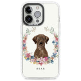 Personalised Chocolate Lab - Watercolour Dog Portrait Custom Phone Case iPhone 13 Pro / Impact Case,iPhone 14 Pro / Impact Case,iPhone 15 Pro Max / Impact Case,iPhone 15 Pro / Impact Case Blanc Space