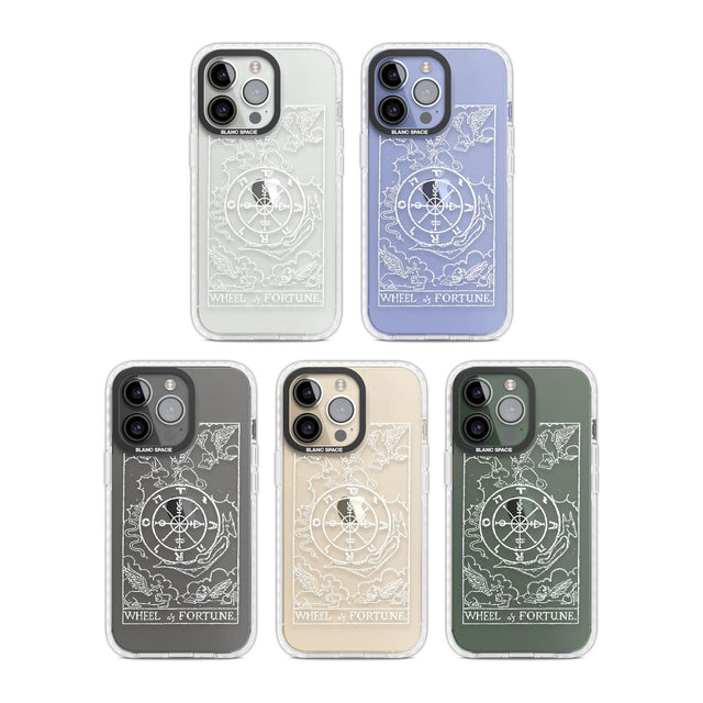 Personalised Wheel of Fortune Tarot Card - White Transparent Custom Phone Case iPhone 15 Pro Max / Black Impact Case,iPhone 15 Plus / Black Impact Case,iPhone 15 Pro / Black Impact Case,iPhone 15 / Black Impact Case,iPhone 15 Pro Max / Impact Case,iPhone 15 Plus / Impact Case,iPhone 15 Pro / Impact Case,iPhone 15 / Impact Case,iPhone 15 Pro Max / Magsafe Black Impact Case,iPhone 15 Plus / Magsafe Black Impact Case,iPhone 15 Pro / Magsafe Black Impact Case,iPhone 15 / Magsafe Black Impact Case,iPhone 14 Pro 