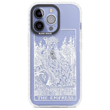 Personalised The Empress Tarot Card - White Transparent Custom Phone Case iPhone 13 Pro / Impact Case,iPhone 14 Pro / Impact Case,iPhone 15 Pro Max / Impact Case,iPhone 15 Pro / Impact Case Blanc Space