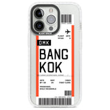 Personalised Bangkok Boarding Pass Custom Phone Case iPhone 13 Pro / Impact Case,iPhone 14 Pro / Impact Case,iPhone 15 Pro Max / Impact Case,iPhone 15 Pro / Impact Case Blanc Space