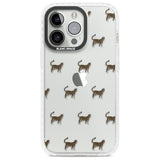 Bengal Cat Pattern Phone Case iPhone 13 Pro / Impact Case,iPhone 14 Pro / Impact Case,iPhone 15 Pro Max / Impact Case,iPhone 15 Pro / Impact Case Blanc Space