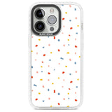 Confetti Print on Solid White Phone Case iPhone 13 Pro / Impact Case,iPhone 14 Pro / Impact Case,iPhone 15 Pro Max / Impact Case,iPhone 15 Pro / Impact Case Blanc Space