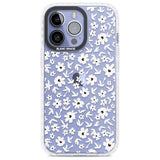 Floral Print on Transparent Phone Case iPhone 13 Pro / Impact Case,iPhone 14 Pro / Impact Case,iPhone 15 Pro Max / Impact Case,iPhone 15 Pro / Impact Case Blanc Space