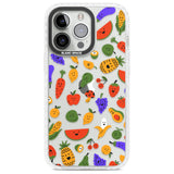 Mixed Kawaii Food Icons - Clear Phone Case iPhone 13 Pro / Impact Case,iPhone 14 Pro / Impact Case,iPhone 15 Pro Max / Impact Case,iPhone 15 Pro / Impact Case Blanc Space