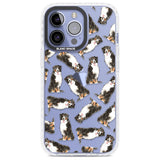 Bernese Mountain Dog Watercolour Dog Pattern Phone Case iPhone 13 Pro / Impact Case,iPhone 14 Pro / Impact Case,iPhone 15 Pro Max / Impact Case,iPhone 15 Pro / Impact Case Blanc Space