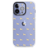 Tan Labrador Dog Pattern Clear