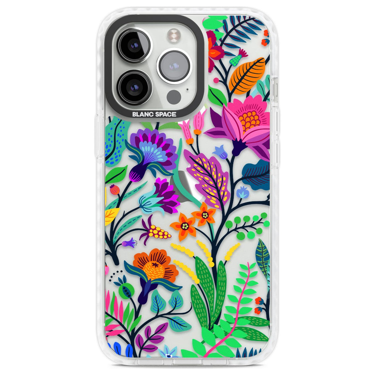 Floral Vibe Phone Case iPhone 13 Pro / Impact Case,iPhone 14 Pro / Impact Case,iPhone 15 Pro Max / Impact Case,iPhone 15 Pro / Impact Case Blanc Space