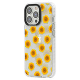 Sunflowers Transparent Pattern