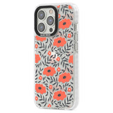 Red Poppy Transparent Floral