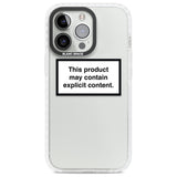 Contains Explicit Content Phone Case iPhone 13 Pro / Impact Case,iPhone 14 Pro / Impact Case,iPhone 15 Pro Max / Impact Case,iPhone 15 Pro / Impact Case Blanc Space