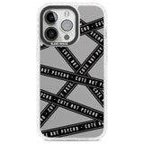 Caution Tape Phrases Cute But Psycho Phone Case iPhone 13 Pro / Impact Case,iPhone 14 Pro / Impact Case,iPhone 15 Pro Max / Impact Case,iPhone 15 Pro / Impact Case Blanc Space