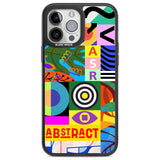 Patchwork Phone Case iPhone 13 Pro Max / Black Impact Case,iPhone 14 Pro Max / Black Impact Case Blanc Space