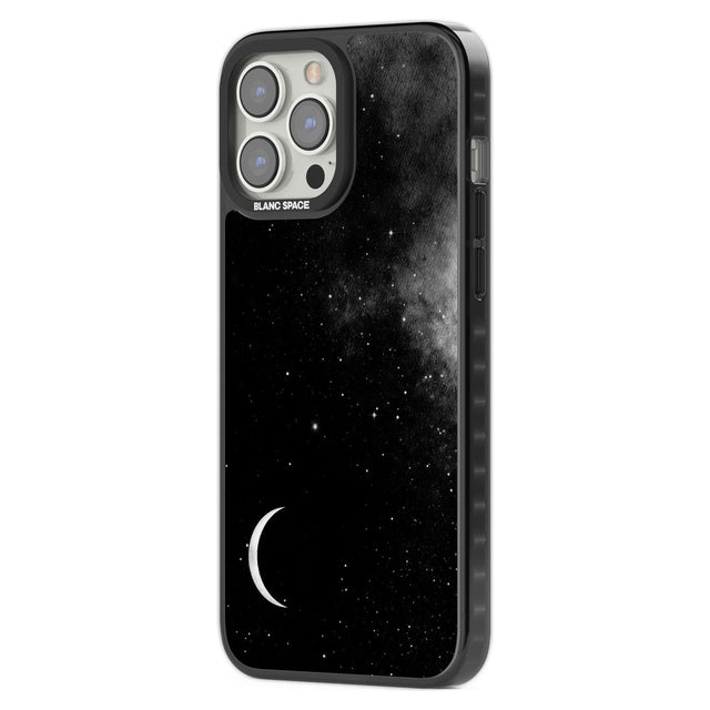 Night Sky Galaxies: Crescent Moon Phone Case iPhone 15 Pro Max / Black Impact Case,iPhone 15 Plus / Black Impact Case,iPhone 15 Pro / Black Impact Case,iPhone 15 / Black Impact Case,iPhone 15 Pro Max / Impact Case,iPhone 15 Plus / Impact Case,iPhone 15 Pro / Impact Case,iPhone 15 / Impact Case,iPhone 15 Pro Max / Magsafe Black Impact Case,iPhone 15 Plus / Magsafe Black Impact Case,iPhone 15 Pro / Magsafe Black Impact Case,iPhone 15 / Magsafe Black Impact Case,iPhone 14 Pro Max / Black Impact Case,iPhone 14 