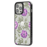 Purple Blossoms Transparent Floral