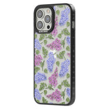 Purple Blossoms Transparent Floral