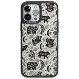 Leafy Bears Phone Case iPhone 13 Pro Max / Black Impact Case,iPhone 14 Pro Max / Black Impact Case Blanc Space