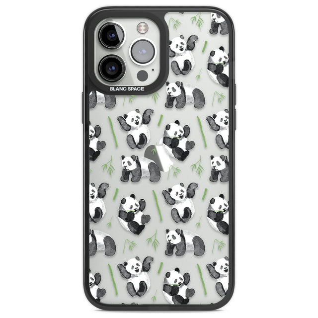 Watercolour Panda Pattern