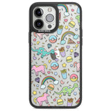 Cute Pattern Phone Case iPhone 14 Pro Max / Black Impact Case,iPhone 13 Pro Max / Black Impact Case Blanc Space