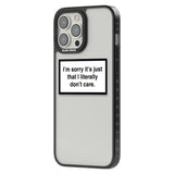 I Literally Don't Care Phone Case iPhone 15 Pro Max / Black Impact Case,iPhone 15 Plus / Black Impact Case,iPhone 15 Pro / Black Impact Case,iPhone 15 / Black Impact Case,iPhone 15 Pro Max / Impact Case,iPhone 15 Plus / Impact Case,iPhone 15 Pro / Impact Case,iPhone 15 / Impact Case,iPhone 15 Pro Max / Magsafe Black Impact Case,iPhone 15 Plus / Magsafe Black Impact Case,iPhone 15 Pro / Magsafe Black Impact Case,iPhone 15 / Magsafe Black Impact Case,iPhone 14 Pro Max / Black Impact Case,iPhone 14 Plus / Blac