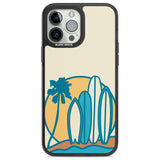 Beach Bound Phone Case iPhone 13 Pro Max / Black Impact Case,iPhone 14 Pro Max / Black Impact Case Blanc Space