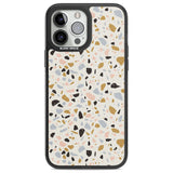 Pale Pink, Blue, & Mocha Terrazzo Pattern Phone Case iPhone 14 Pro Max / Black Impact Case,iPhone 13 Pro Max / Black Impact Case Blanc Space