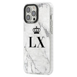 Personalised Initials with Crown on White Marble Custom Phone Case iPhone 15 Pro Max / Black Impact Case,iPhone 15 Plus / Black Impact Case,iPhone 15 Pro / Black Impact Case,iPhone 15 / Black Impact Case,iPhone 15 Pro Max / Impact Case,iPhone 15 Plus / Impact Case,iPhone 15 Pro / Impact Case,iPhone 15 / Impact Case,iPhone 15 Pro Max / Magsafe Black Impact Case,iPhone 15 Plus / Magsafe Black Impact Case,iPhone 15 Pro / Magsafe Black Impact Case,iPhone 15 / Magsafe Black Impact Case,iPhone 14 Pro Max / Black 