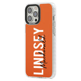 Personalised Bold Name: Orange Custom Phone Case iPhone 15 Pro Max / Black Impact Case,iPhone 15 Plus / Black Impact Case,iPhone 15 Pro / Black Impact Case,iPhone 15 / Black Impact Case,iPhone 15 Pro Max / Impact Case,iPhone 15 Plus / Impact Case,iPhone 15 Pro / Impact Case,iPhone 15 / Impact Case,iPhone 15 Pro Max / Magsafe Black Impact Case,iPhone 15 Plus / Magsafe Black Impact Case,iPhone 15 Pro / Magsafe Black Impact Case,iPhone 15 / Magsafe Black Impact Case,iPhone 14 Pro Max / Black Impact Case,iPhone