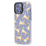 Yellow Labrador Watercolour Dog Pattern