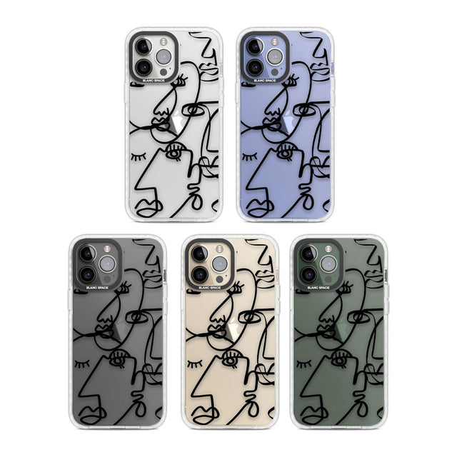 Abstract Continuous Line Faces Black on Clear Phone Case iPhone 15 Pro Max / Black Impact Case,iPhone 15 Plus / Black Impact Case,iPhone 15 Pro / Black Impact Case,iPhone 15 / Black Impact Case,iPhone 15 Pro Max / Impact Case,iPhone 15 Plus / Impact Case,iPhone 15 Pro / Impact Case,iPhone 15 / Impact Case,iPhone 15 Pro Max / Magsafe Black Impact Case,iPhone 15 Plus / Magsafe Black Impact Case,iPhone 15 Pro / Magsafe Black Impact Case,iPhone 15 / Magsafe Black Impact Case,iPhone 14 Pro Max / Black Impact Cas