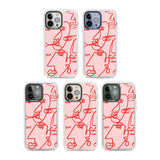 Abstract Continuous Line Faces Red on Pink Phone Case iPhone 15 Pro Max / Black Impact Case,iPhone 15 Plus / Black Impact Case,iPhone 15 Pro / Black Impact Case,iPhone 15 / Black Impact Case,iPhone 15 Pro Max / Impact Case,iPhone 15 Plus / Impact Case,iPhone 15 Pro / Impact Case,iPhone 15 / Impact Case,iPhone 15 Pro Max / Magsafe Black Impact Case,iPhone 15 Plus / Magsafe Black Impact Case,iPhone 15 Pro / Magsafe Black Impact Case,iPhone 15 / Magsafe Black Impact Case,iPhone 14 Pro Max / Black Impact Case,i