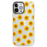 Sunflowers Transparent Pattern