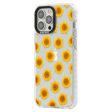 Sunflowers Transparent Pattern