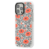 Red Poppy Transparent Floral