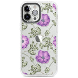 Purple Blossoms Transparent Floral