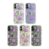 Purple Blossoms Transparent Floral