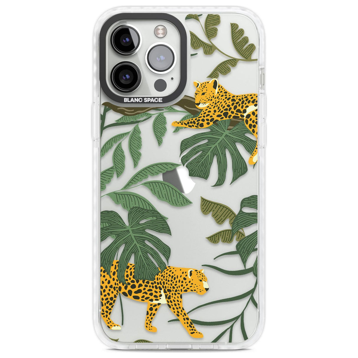 Two Jaguars & Foliage Jungle Cat Pattern