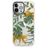 Two Jaguars & Foliage Jungle Cat Pattern