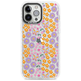 Botanical Bombardment Phone Case iPhone 13 Pro Max / Impact Case,iPhone 14 Pro Max / Impact Case Blanc Space