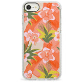 Hawaiian Flowers Abstract Pattern iPhone Case  Impact Case Phone Case - Case Warehouse